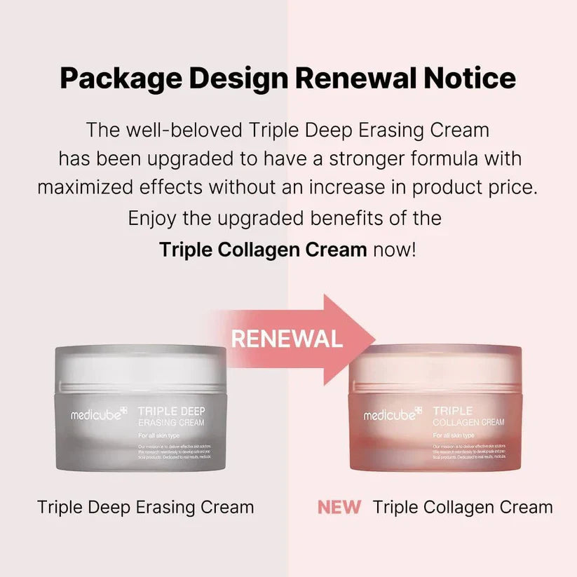 Medicube Triple Collagen Cream – Lift, Firm & Glow | 50ml