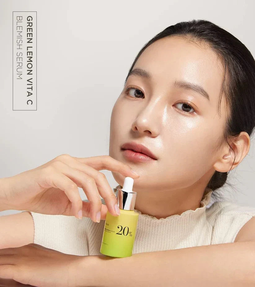 Anua Green Lemon Vitamin C 20% Facial Blemish Serum For Dark Spots 20g