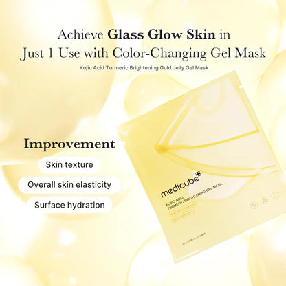 Medicube Kojic Acid Turmeric Gold Jelly Gel Mask | Brightening Overnight Face Mask