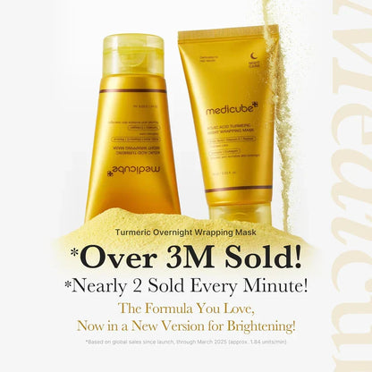 Medicube KOJIC ACID TURMERIC NIGHT WRAPPING MASK 75ML