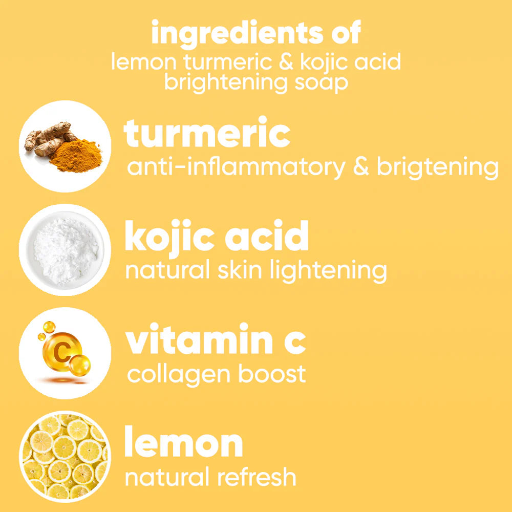 Novaire Kojic Acid & Turmeric Brightening Soap
